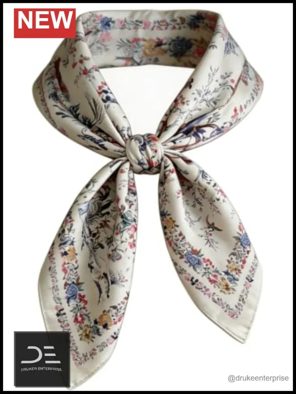 Silk Bandana Scarf for Women - Satin Head Wrap Hair Scarf 27.5